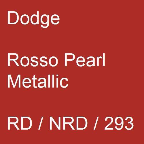 Dodge, Rosso Pearl Metallic, RD / NRD / 293.